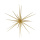 Sputnik star  - Material: for assembling plastic with glitter - Color: gold - Size: Ø 38cm