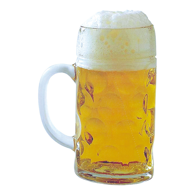 Maß Bier, gelb/weiß - decopoint webshop, 5,94 - Mass Bier