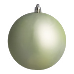 Weihnachtskugel-Kunststoff  Größe:Ø 8cm,  Farbe: mint matt