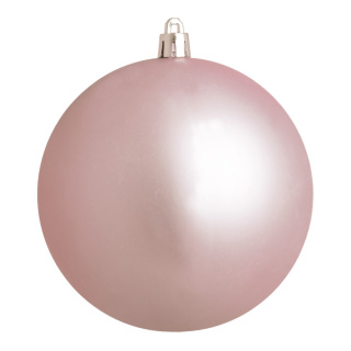 Christmas ball antique pink matt  - Material:  - Color:  - Size: Ø 10cm