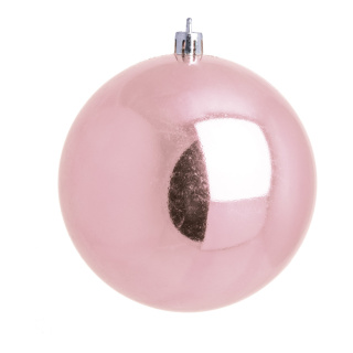 Christmas ball antique pink shiny  - Material:  - Color:  - Size: Ø 10cm