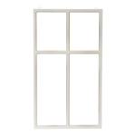 Window frame  - Material: wood with hanger - Color: white...
