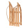 Mini-Schlitten Holz, mit Ziehschnur     Groesse:20x9x5cm    Farbe:natur