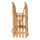 Traîneau  bois avec corde Color: nature Size: 38x15x9cm
