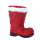 Chaussette de Saint Nikolas  plastique Color: rouge/blanc Size: 25x21x13cm