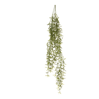 Suspension de fleurs en cire plastique     Taille: 85cm    Color: vert clair