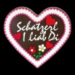 Gingerbread heart Schatzerl - Material: styrofoam -...