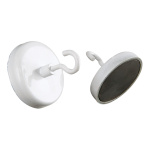 Magnetic hook load capacity up to 18kg, round, metal...
