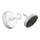 Magnetic hook load capacity up to 18kg, round, metal     Size: Ø 4.5cm    Color: white