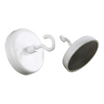 Magnetic hook, load capacity up to 8kg, round, metal,...
