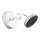 Magnetic hook load capacity up to 10kg, round, metal     Size: Ø 3.6cm    Color: white