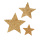Étoile en sisal  avec paillettes Color: or Size:  X 40cm