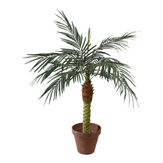 Phoenix-Palme im Topf 8-fach, 328 Blätter, Kunststoff, Kunstseide Größe:120cm Farbe: grün    #