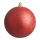 Boule de Noël rouge avec glitter  matière plastique avec glitter Color: rouge Size: Ø 10cm