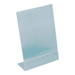 L-stand  - Material: plexiglass - Color: clear - Size: A5...
