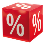 Cube "%-symbol"  - Material: cardboard - Color:...