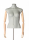 Darrol weiblich 700-SERIE, kopfloser DamenTorso mit flexiblen Holzarmen und Hals-Lock System, grau/beige, exkl. Rollständer