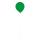 Balloon plastic     Size: 28 cm    Color: neon green