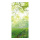 Motivdruck "grüner Baum", Papier, Größe: 180x90cm Farbe: grün/weiß   #