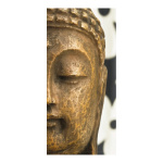 Motivdruck Buddha, Papier, Größe: 180x90cm Farbe: gold   #