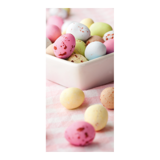 Banner "Pastel eggs" fabric - Material:  - Color: multicoloured - Size: 180x90cm