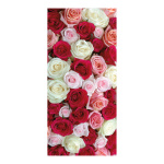 Banner "Romantic roses" fabric - Material:  - Color: multicoloured - Size: 180x90cm