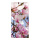 Motif imprimé "Magnolias" tissu  Color: blanc/rose Size: 180x90cm