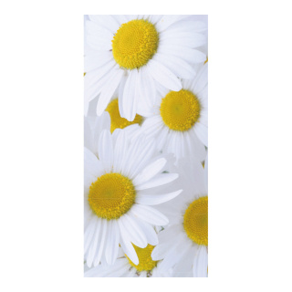 Banner "Daisies" fabric - Material:  - Color: white - Size: 180x90cm