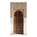 Motivdruck Orientalische Tür aus Stoff