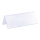 Porte-étiquette »chevalet« PVC     Taille: 12x4,5 cm (lxh)    Color: transparent