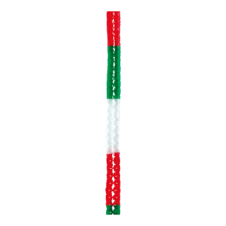 Guirlande Italie papier  Color: blanc/rouge/vert Size: 4 m lang
