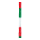 Festgirlande Italien Papier,, schwer entflammbar Größe:4 m lang Farbe: weiß/rot/grün   Info: SCHWER ENTFLAMMBAR