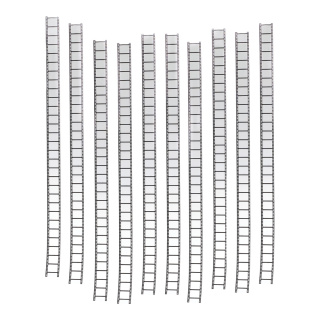 Set of film strips PVC - Material: 10 pcs./set - Color: black/transparent - Size: 98x5 cm