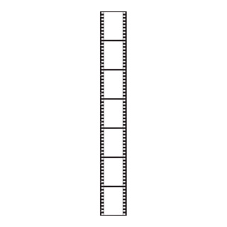 Set of film strips PVC - Material: 3 pcs./set - Color: black/transparent - Size: 230x30 cm