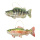 Fische Holz, 2 Stck./Satz     Groesse: 32 cm - Farbe: grün/rot #