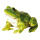 Grenouille résine synthétique     Taille: 22x18x14 cm    Color: vert