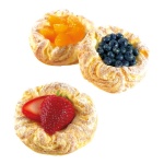 Tartelettes aux fruits mousse souple, 3 pcs./sachet...