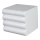 Hand towel stacking aid styrofoam, flame-resistant, 4 ribs     Size: 25x23x25 cm (H/W/D)    Color: white