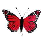 Papillon plumes  Color: rouge/pink Size: 13x20 cm