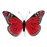 Schmetterling Federn Größe:18x30 cm Farbe: pink