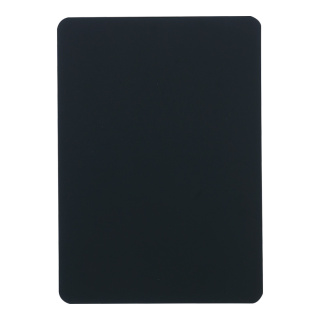 Tafellackplatte PVC Abmessung: 14,8x21 cm (BxH) Farbe: schwarz #