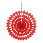 Honeycomb fan paper - Material:  - Color: red - Size:...