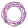Willow wreath natural material - Material:  - Color: violet - Size: Ø 35 cm