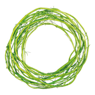 Willow wreath natural material - Material:  - Color: green - Size: Ø 35 cm