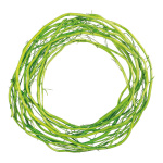 Willow wreath natural material Ø 35 cm Color: green