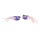 Birds with clip 2 pcs./set, styrofoam with feathers     Size: 4x18cm    Color: purple