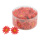 Margeritenblüten, 100Stck./Blister, Größe:  Farbe: fuchsia/gelb