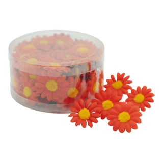 Fleurs de marguerites 60cps./blister soie artificielle Color: rouge Size: Ø 35cm