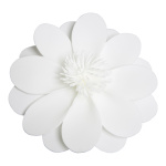 Nénufar  en mousse Color: blanc Size: Ø 30cm