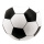 Fußballpodest Styropor     Groesse: 50x40cm    Farbe: weiß/schwarz     #